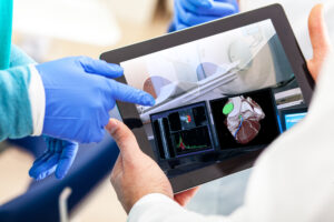Medis Suite CT image on tablet