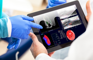 Medis Ultrasound image on tablet