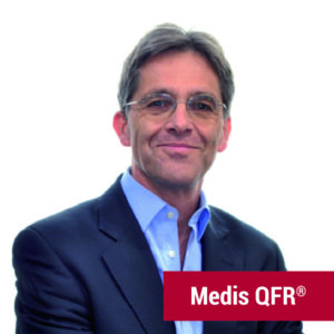An image of Prof. Baumbach for a Medis QFR testimonial
